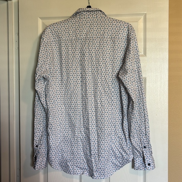 Buttercloth Robert Herjavec men’s white long sleeve button down shirt - Picture 7 of 10